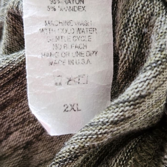 Green sweater size XXL - Picture 3 of 6